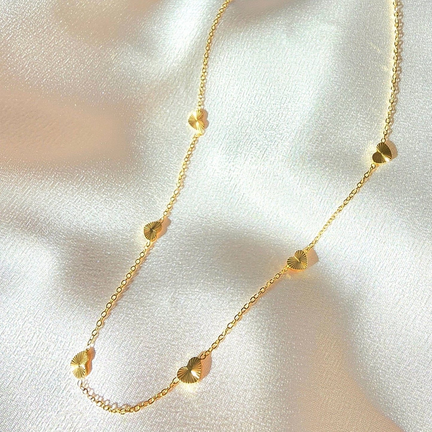delicate hearts everyday necklace