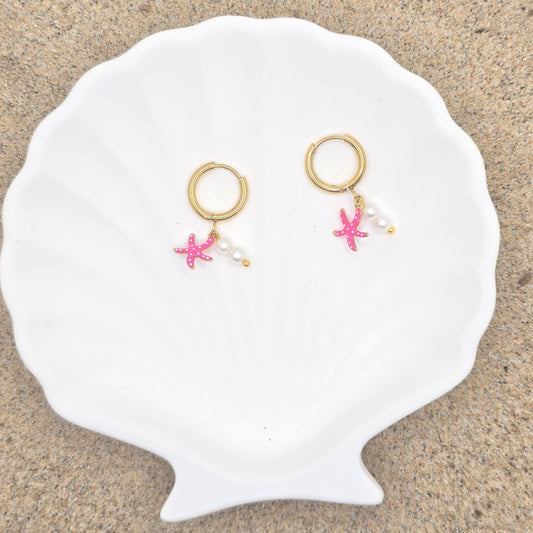 tiny waterproof lightweight earrings ocean jewelry