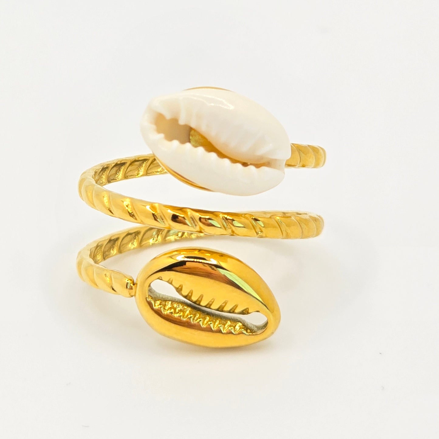 dainty waterproof gold summer vacation ring jewelry