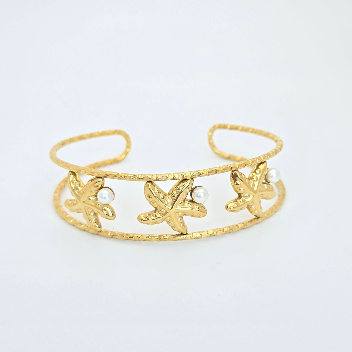 gold stackable bangle beach vacation jewelry