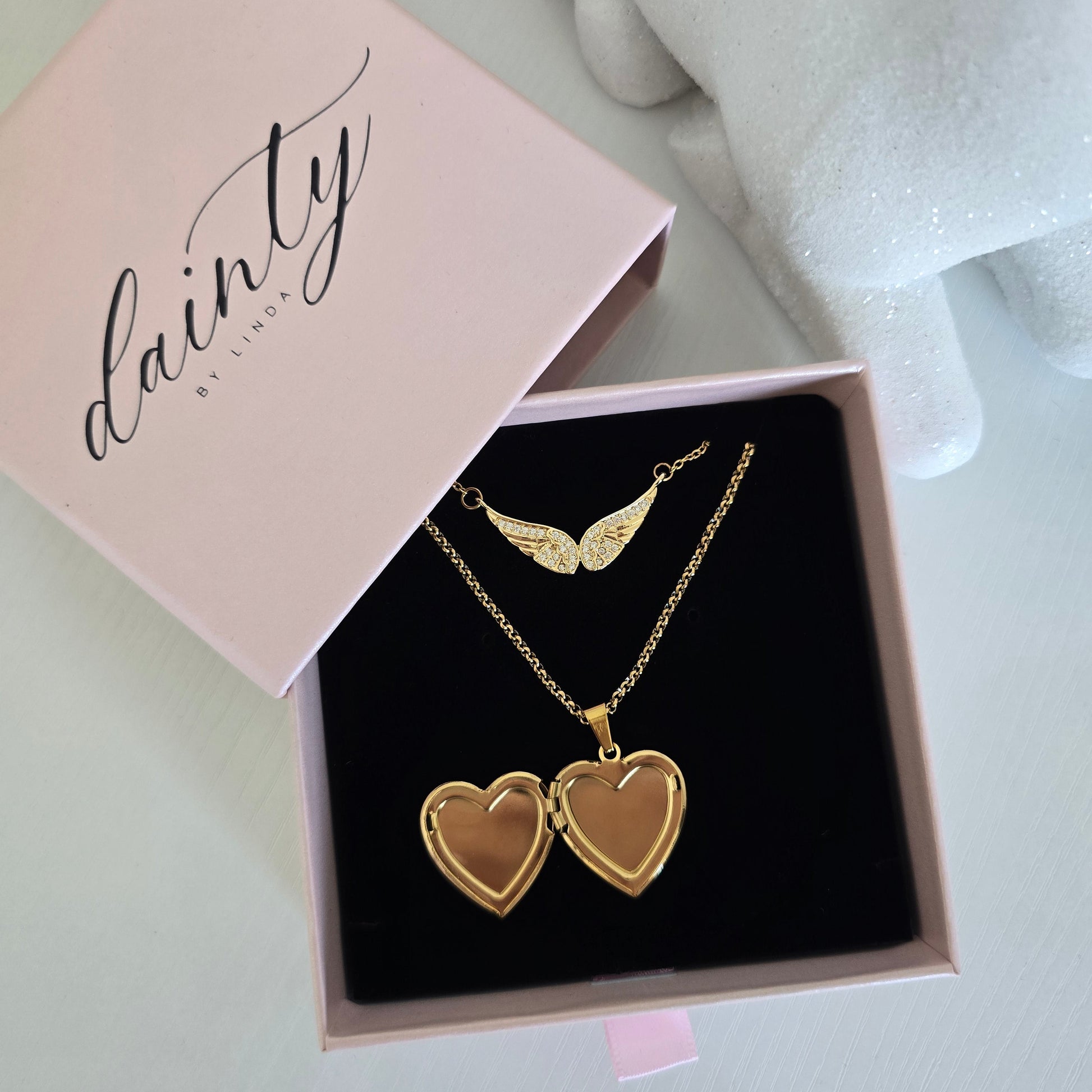 gold necklace perfect gift for loved one who has lost someone