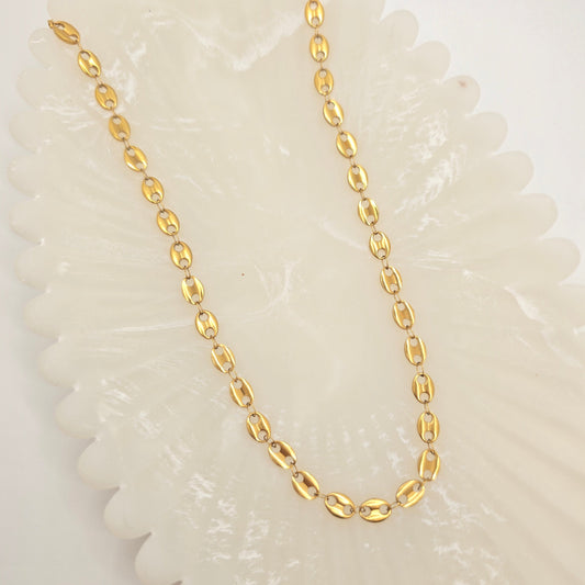 mariner chain necklace gold gift