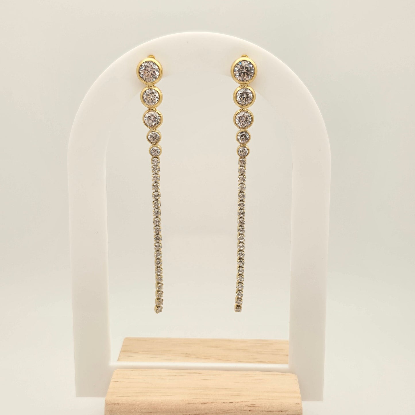 dainty classy elegant earrings tarnish free affordable