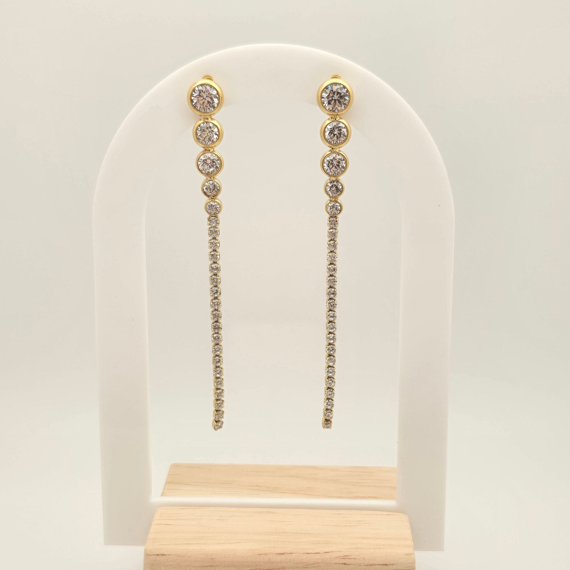 dainty classy elegant earrings tarnish free affordable