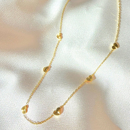 delicate hearts everyday necklace