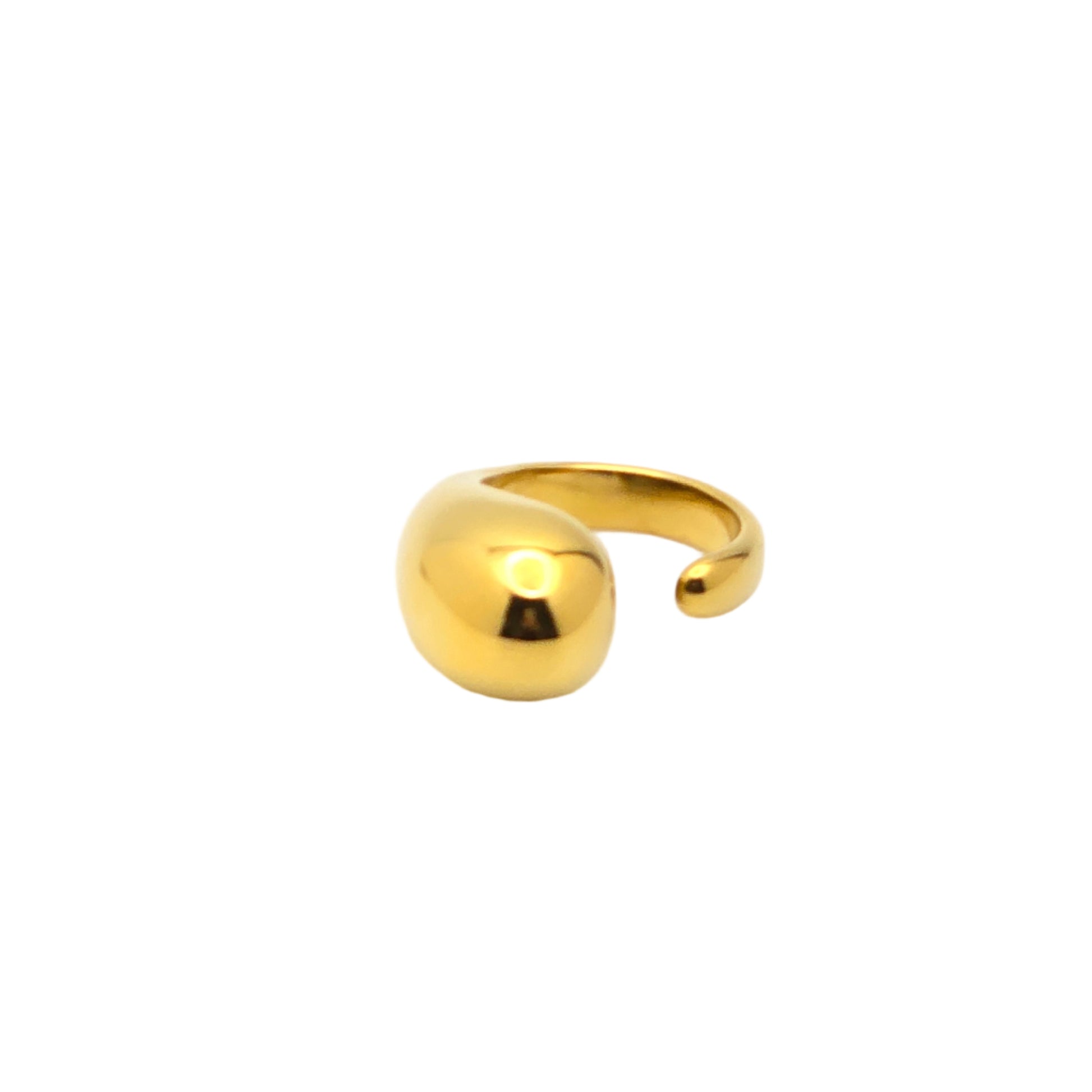 gold statement ring tarnish free