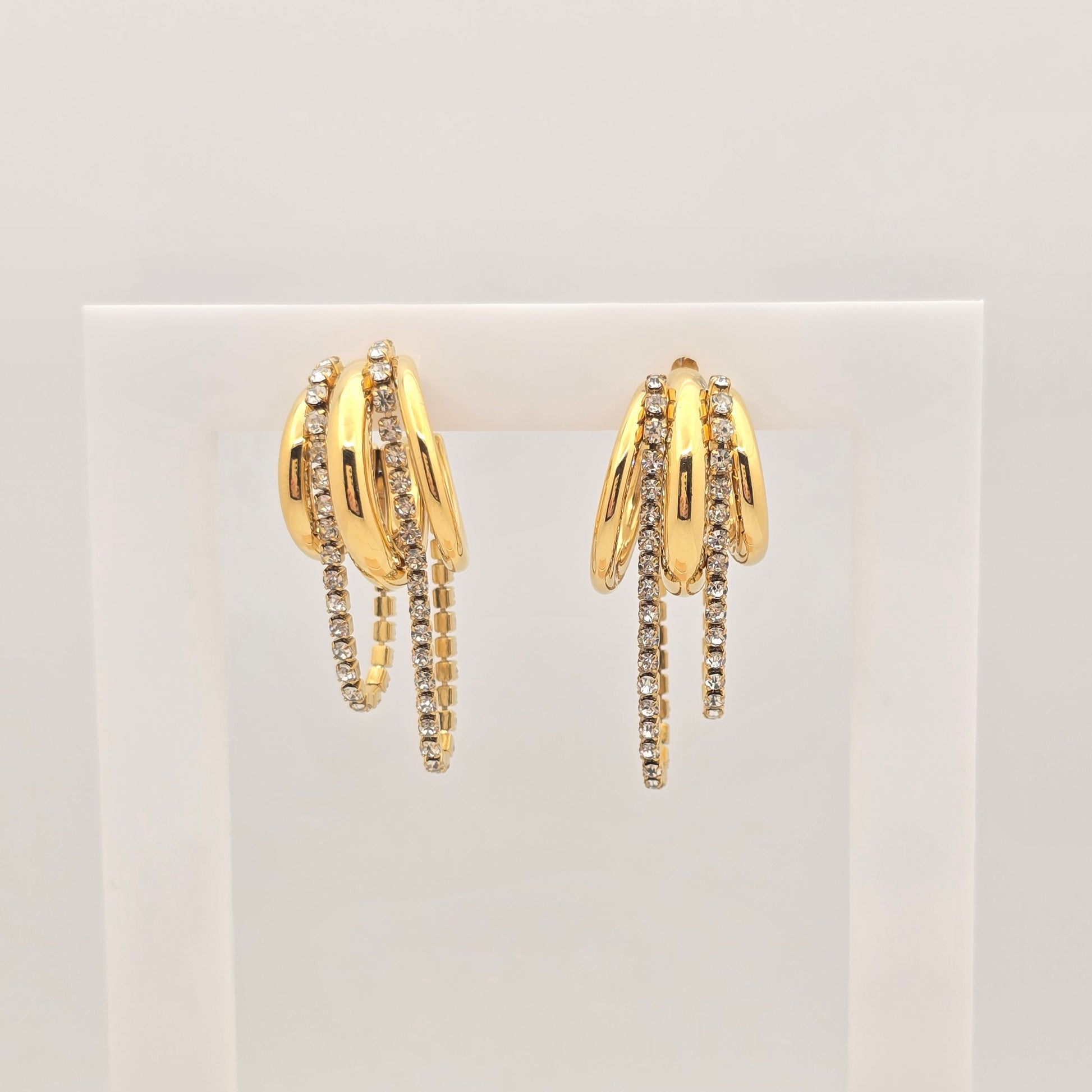 statement earrings gold waterproof dainty