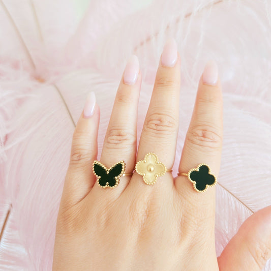 van cleef rings dupe clover 