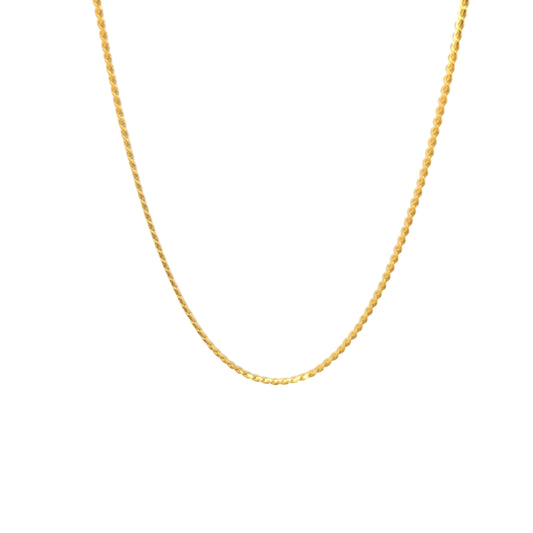 thin gold delicate necklace stacking