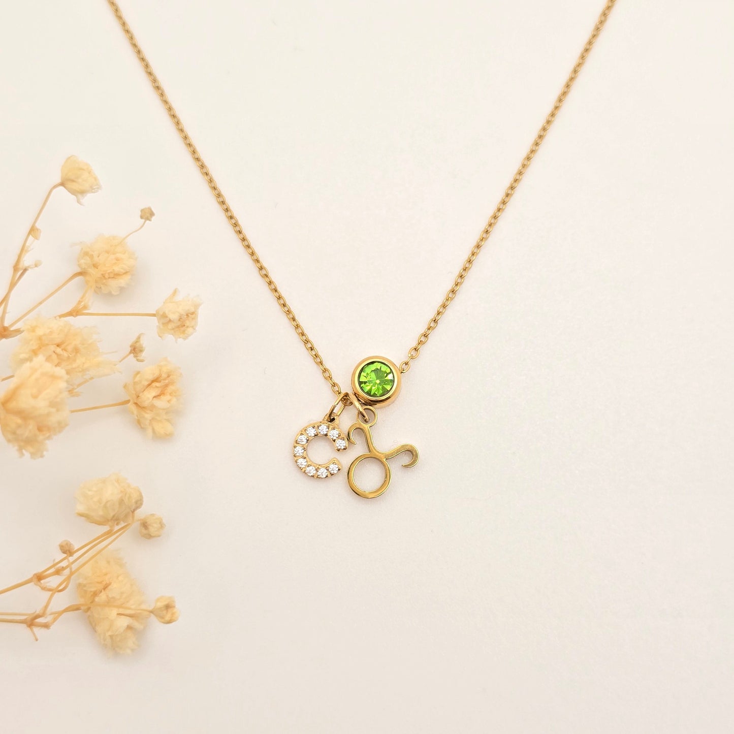 personalized charm necklace