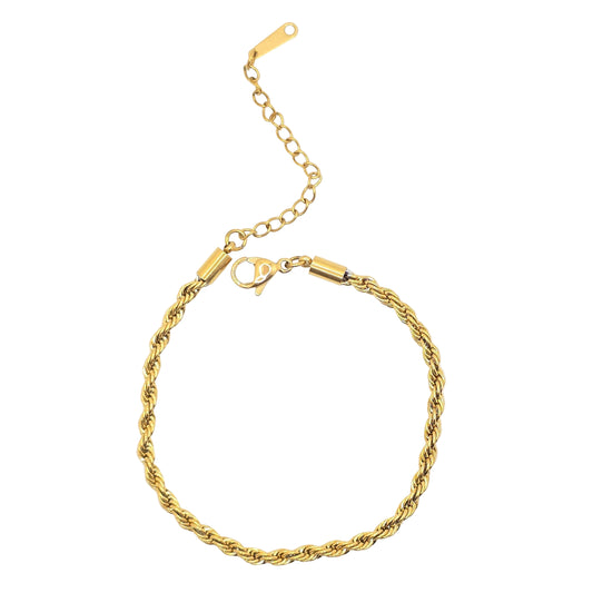 great for stacking twisted bracelet