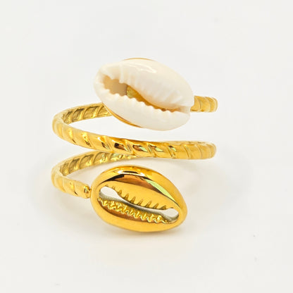 dainty waterproof gold summer vacation ring jewelry