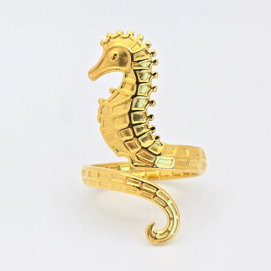 seahorse ring vacation beach waterproof