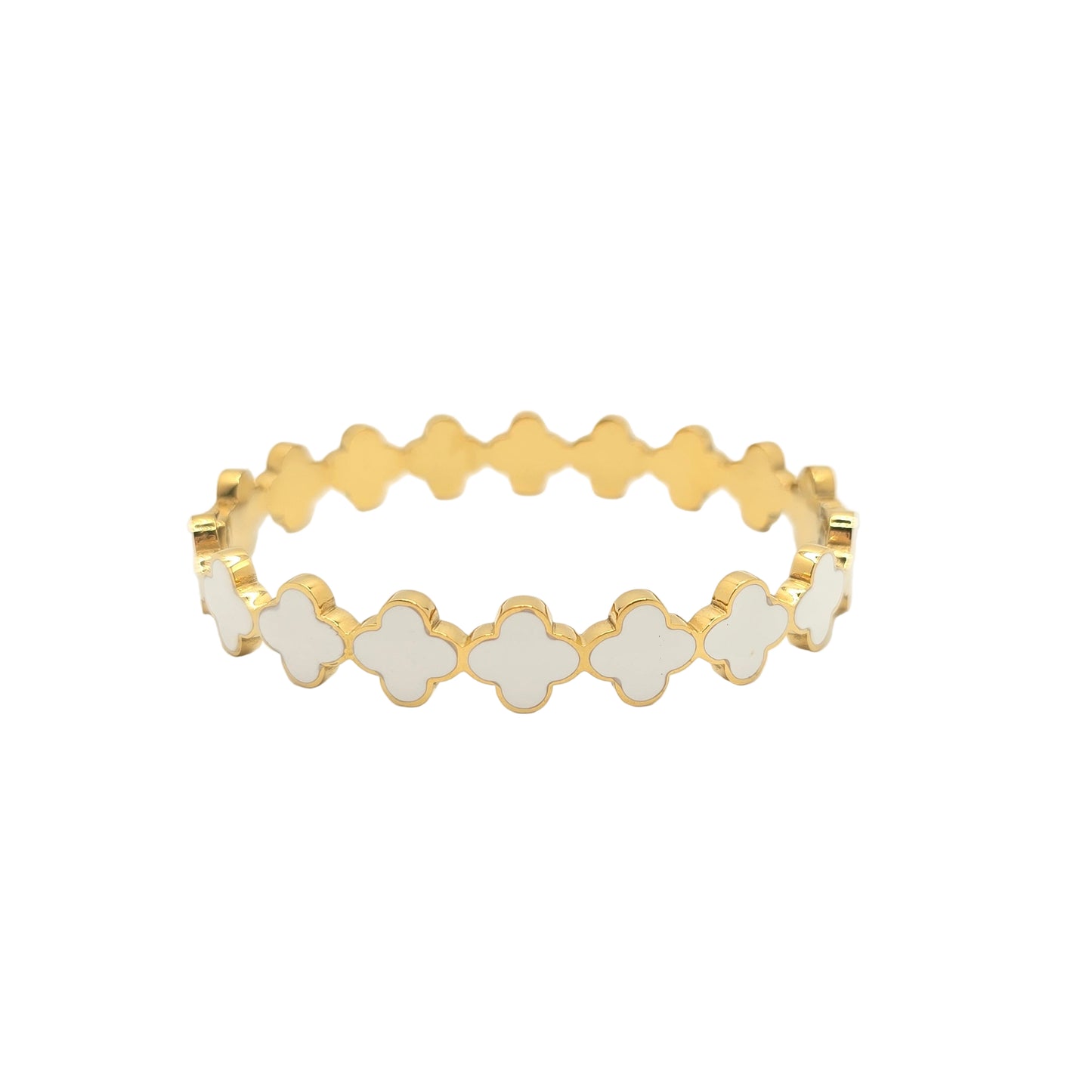 white clover bangle van cleef dupe
