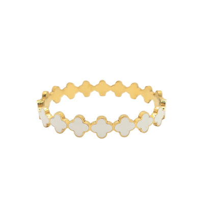 white clover bangle van cleef dupe