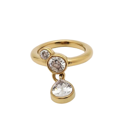 unique gold waterproof pinky ring