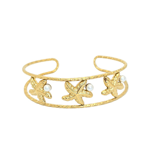 gold stackable bangle beach vacation jewelry