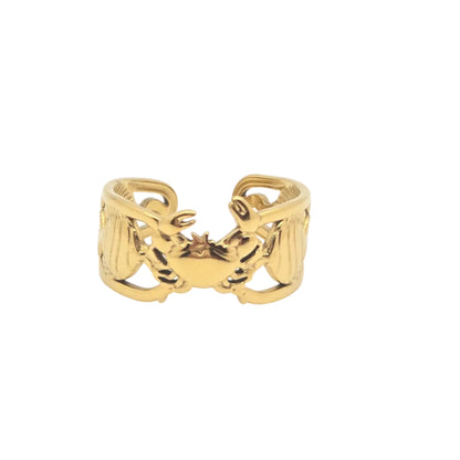 gold waterproof summer beach ring
