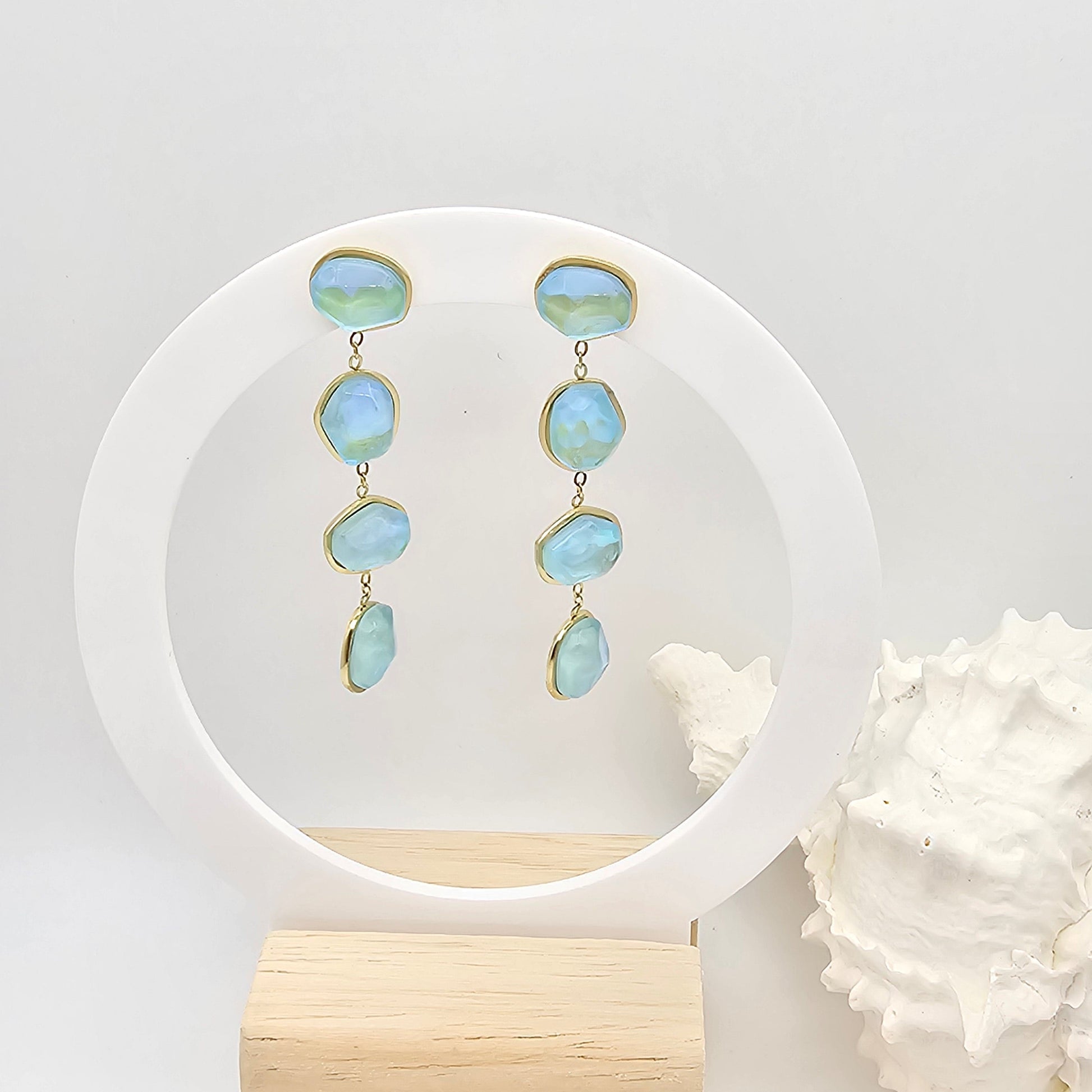 beach earrings waterproof dainty beautiful stunning vacation jewelry