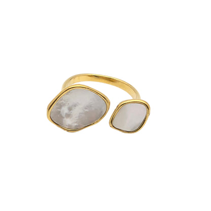 geometric shaped ring unique