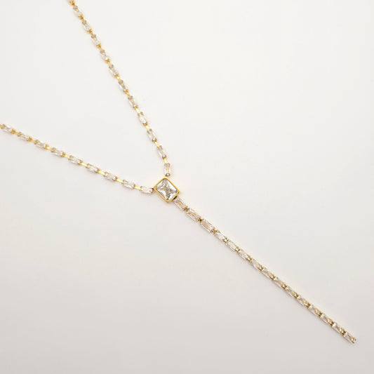 stunning gold diamond lariat necklace
