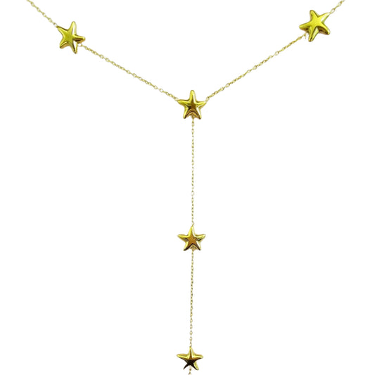 starfish necklace statement gold waterproof