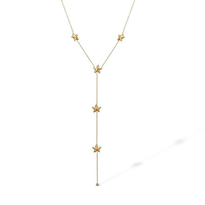 gold dainty beach summer jewelry necklace