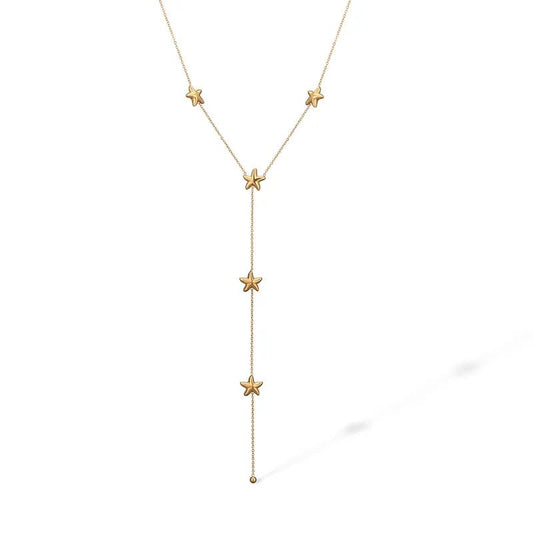 gold dainty beach summer jewelry necklace