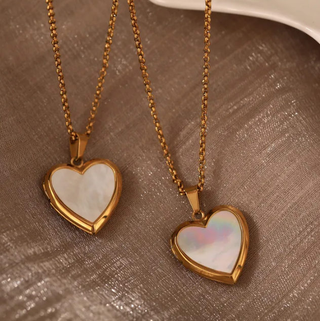 Precious Heart Locket Necklace