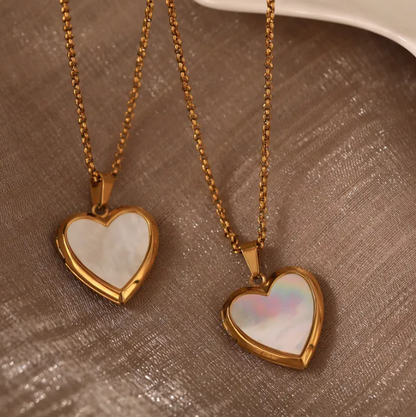 Precious Heart Locket Necklace