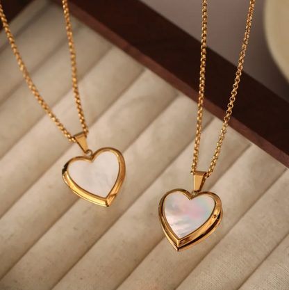 Precious Heart Locket Necklace