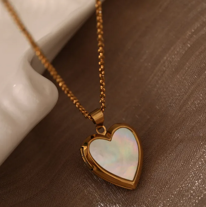 Precious Heart Locket Necklace