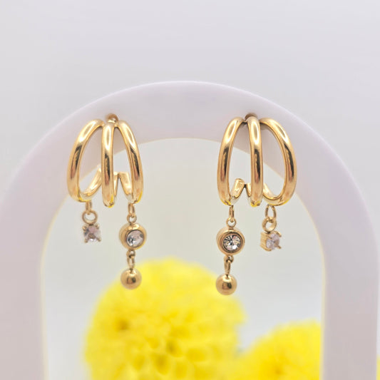 Aura Huggie Earrings