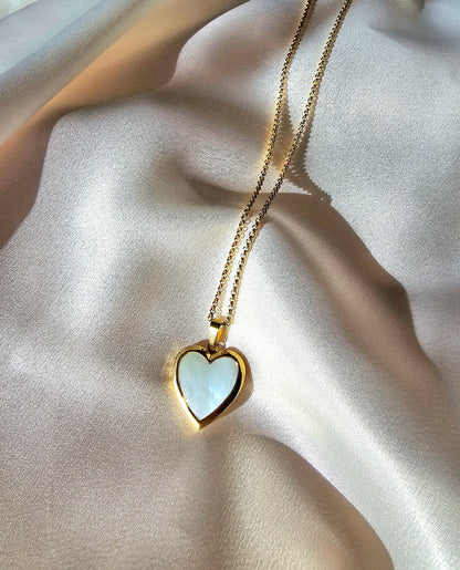 Precious Heart Locket Necklace