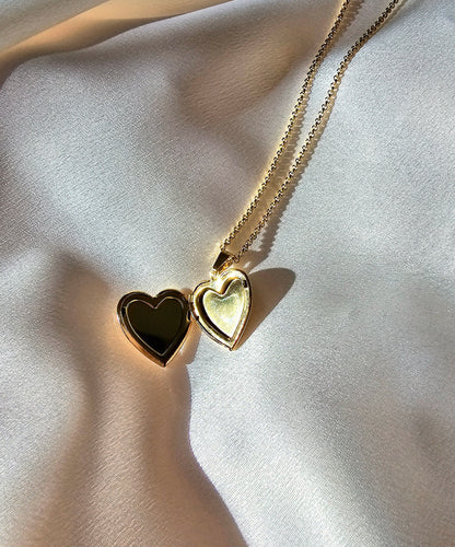 Precious Heart Locket Necklace